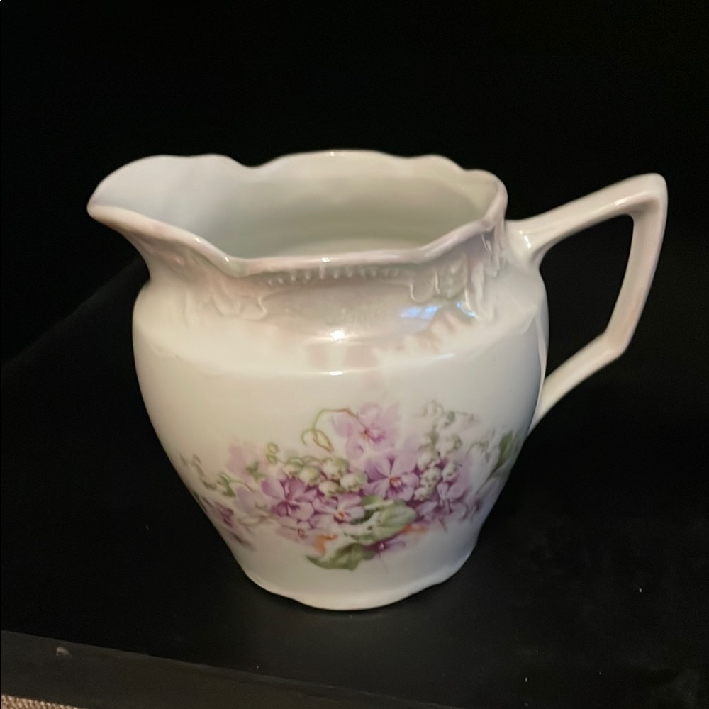 Vintage Germany 140 Floral Ceramic Creamer